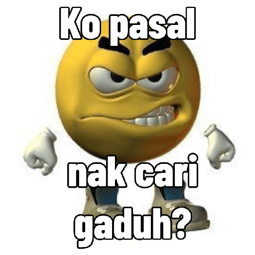 3d emoji kuning bahasa malay 7