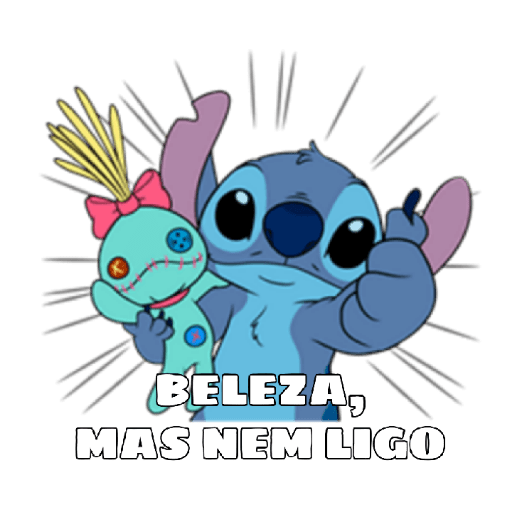 Stitch irônico