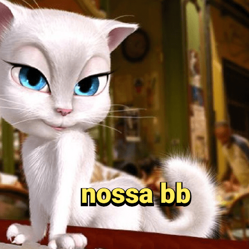 Reações da gatinha Angela 13