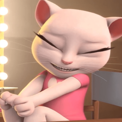 Reações da gatinha Angela 17