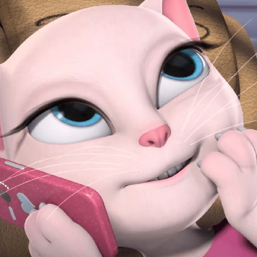 Reações da gatinha Angela 16