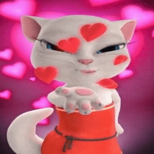 Reações da gatinha Angela 20