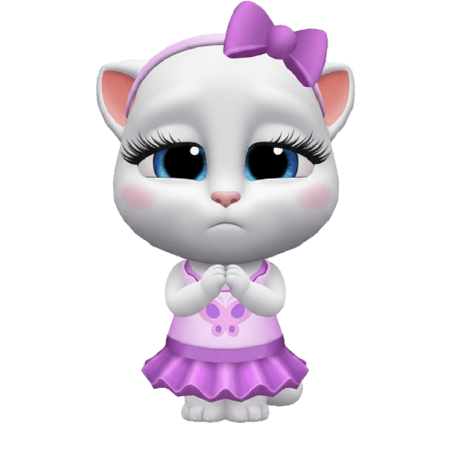 Reações da gatinha Angela 1