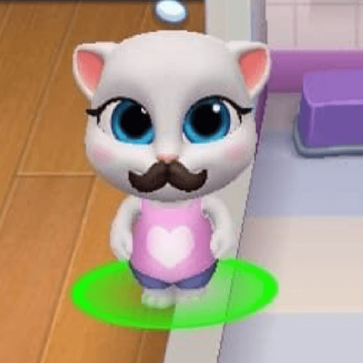 Reações da gatinha Angela 4