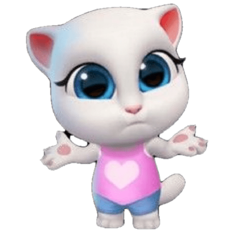 Reações da gatinha Angela 5