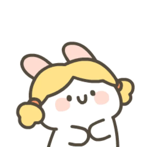 Cute panda and rabbit 1