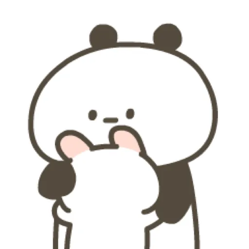 Cute panda and rabbit 24