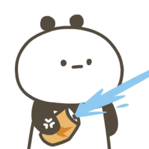 Cute panda and rabbit 20