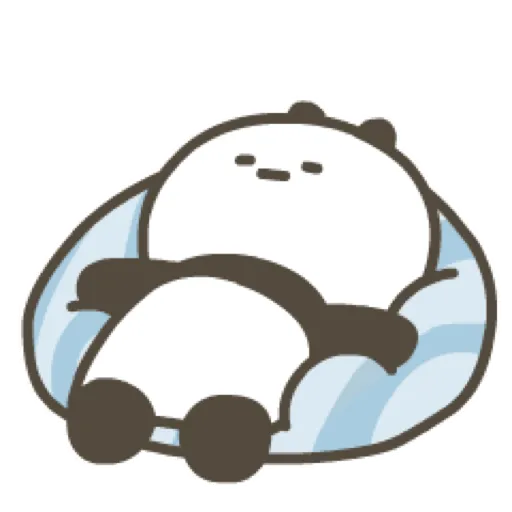 Cute panda and rabbit 19
