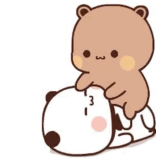 Couples Puffy bear 18