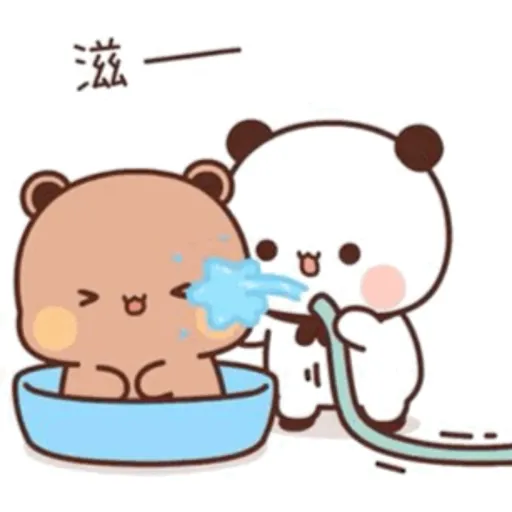 Couples Puffy bear 16