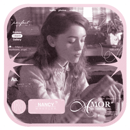 ᨻ   ࣭  nancy wheeler   𓈒  ౿  9