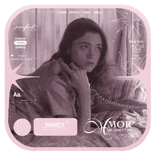 ᨻ   ࣭  nancy wheeler   𓈒  ౿  4