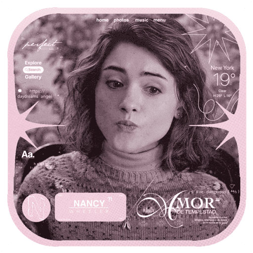 ᨻ   ࣭  nancy wheeler   𓈒  ౿  24