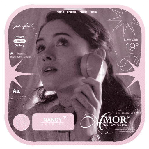 ᨻ   ࣭  nancy wheeler   𓈒  ౿  18