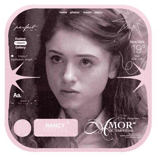 ᨻ   ࣭  nancy wheeler   𓈒  ౿  16