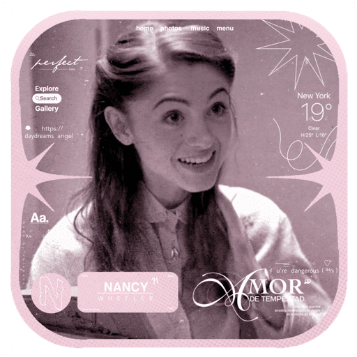 ᨻ   ࣭  nancy wheeler   𓈒  ౿ 