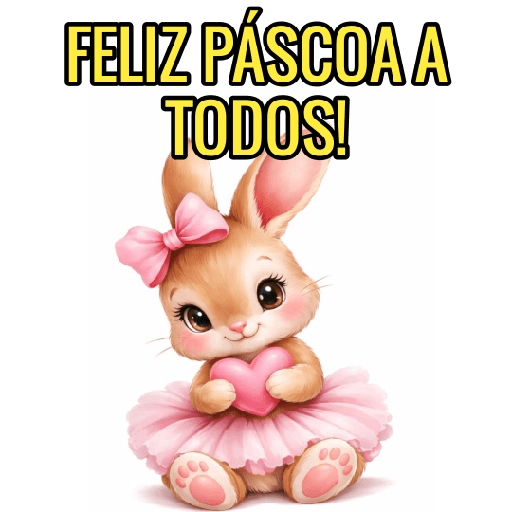 FELIZ PÁSCOA!!!🐇🐰 3