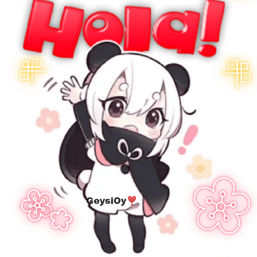 💫Niña panda ❣️ 1