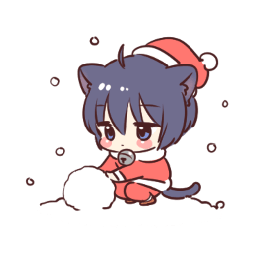 Boy of a Black Cat (Christmas) 3