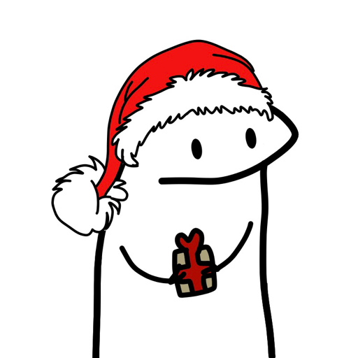 Flork Christmas 🎅🏻🎄 sticker