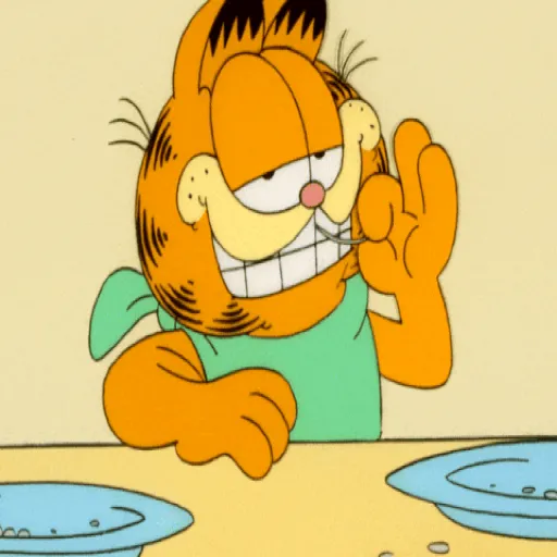 Garfield🧡🍝 10