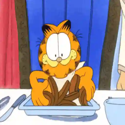 Garfield🧡🍝 1