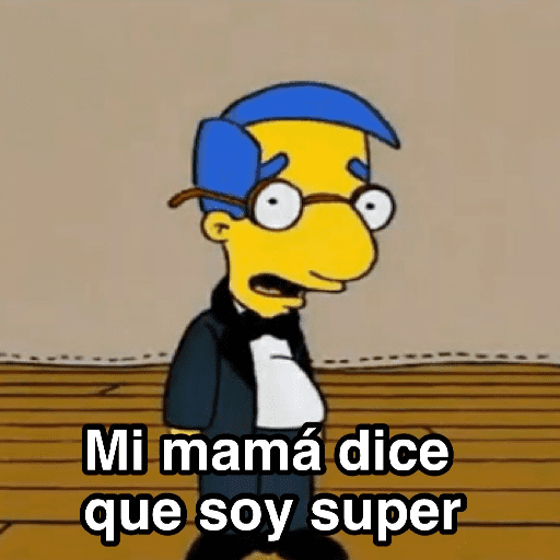Milhouse 🤓💙 (los Simpson)