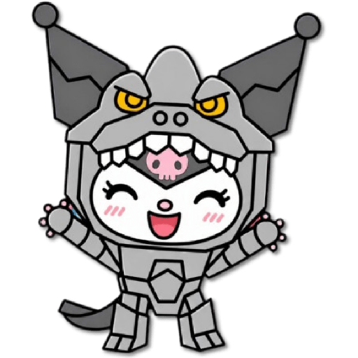 Hello Kitty 🎀✨🦖 Godzilla