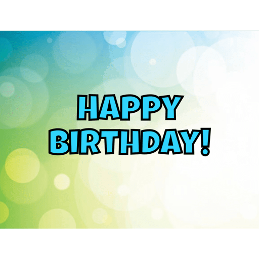 Happy Birthday! 10