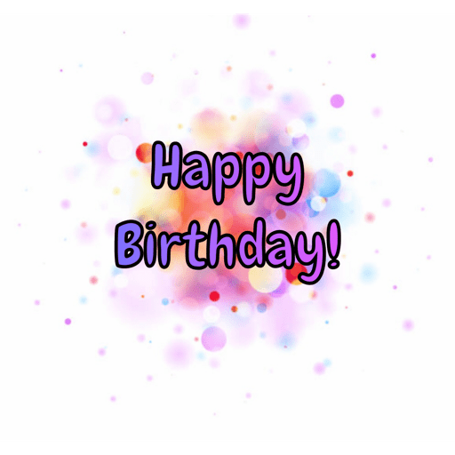 Happy Birthday! 8