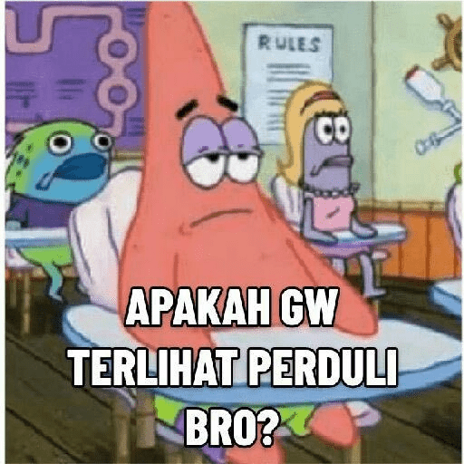STIKER PATRICK 9