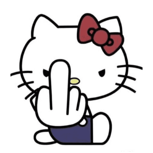 Reacciones Hello Kitty 😈 10