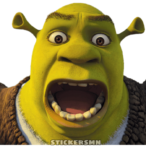 Shrek *Reacciones* 💚 sticker