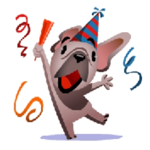 Perro Facebook Sticker perrito de fb