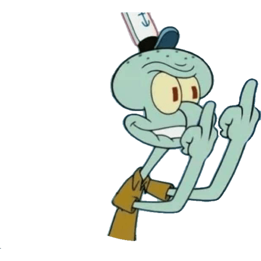 Squidward 3 ☝️