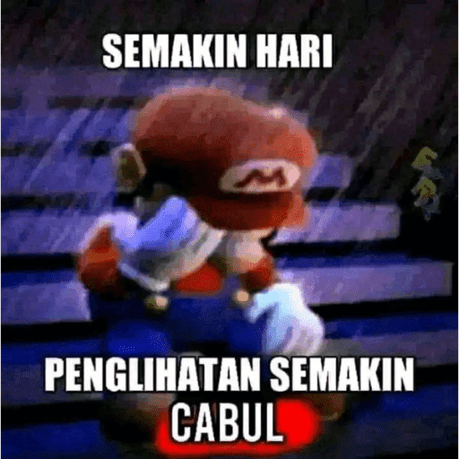 Stiker jelek gw 25