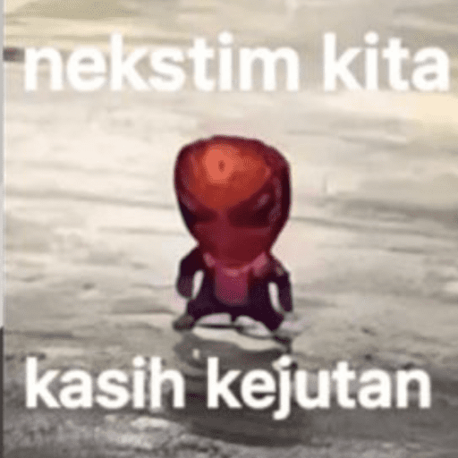 Stiker jelek gw 12