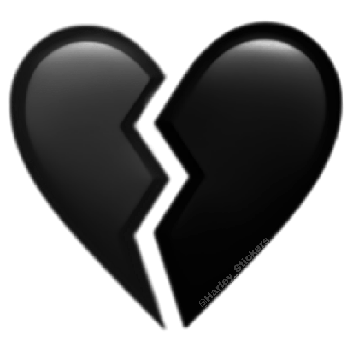 Emojis Black 🖤 - WASticker