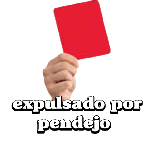 Tarjeta roja 🟥 2