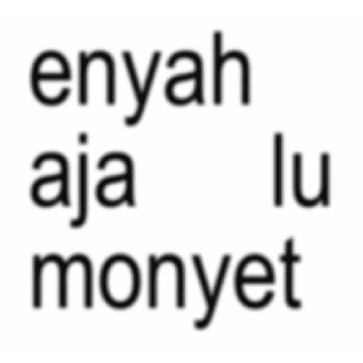 Kata - kata anomali 6