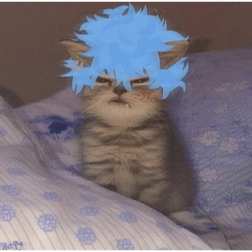 Estiker de Gatos Otakus 15