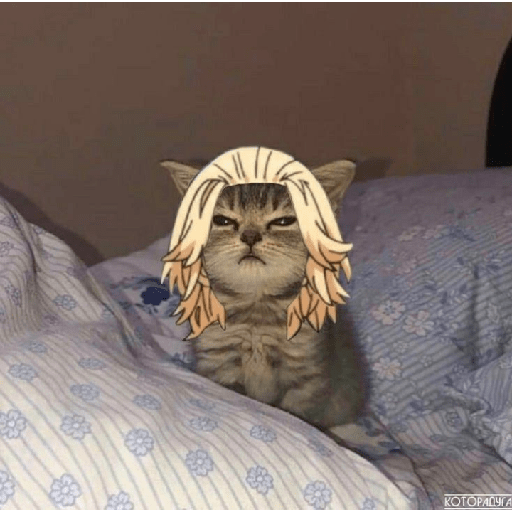 Estiker de Gatos Otakus 14