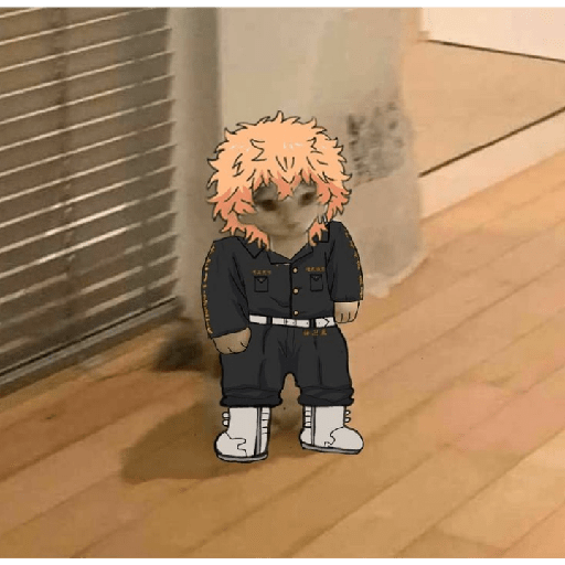 Estiker de Gatos Otakus 8
