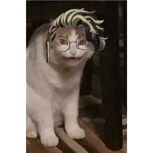 Estiker de Gatos Otakus 4