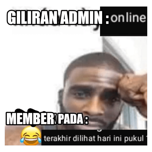 Stiker meme teks 8