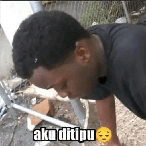 Stiker meme teks 3