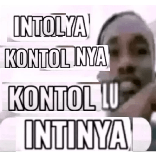 Stiker meme teks 5