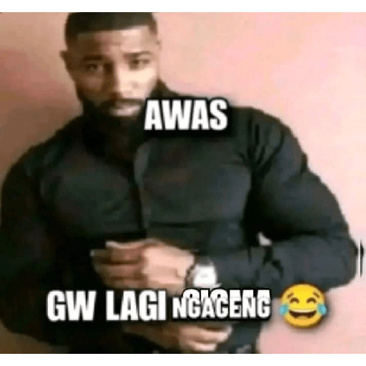 Stiker meme teks 6