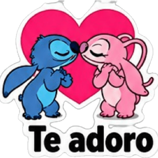 Amor 💕 Stitch & Angela 💕 4
